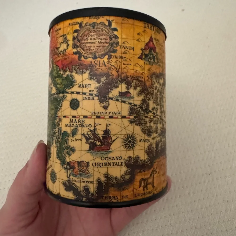 Old World Map Pencil/Pen holder